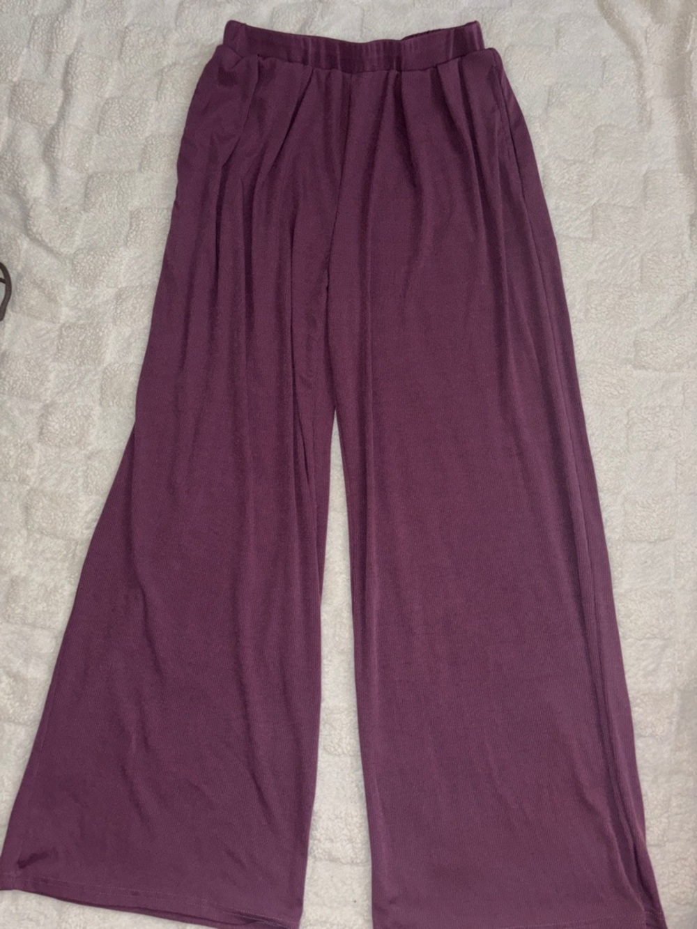 Cider Plum Ribbed Knit Top - Deep Purple